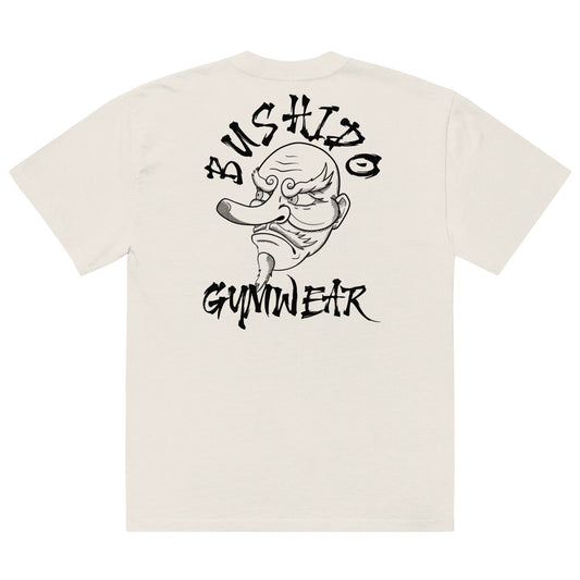 Oversized Tee With Black Tengu Mask