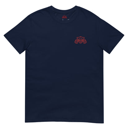 Red Embroidered Bushido T-shirt