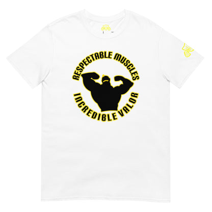 Respectable muscles incredible valour Print Tee